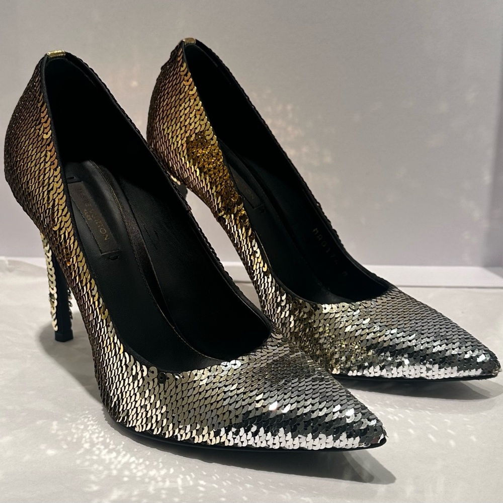 Elegant Silver High Heels